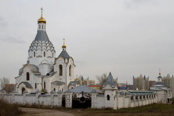 The Church of St. Michael the Archangel and the miracle it Khonekh, Krasnoyarsk — Stock Photo, Image