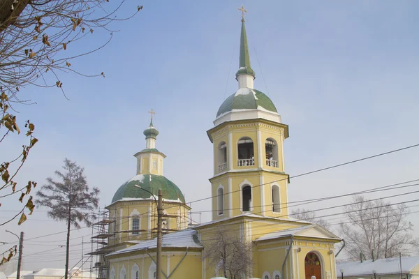 Transfiguratie kerk in de stad Irkoetsk, Rusland — Stockfoto