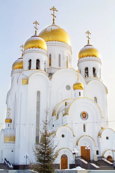 Świątyni Bożego Narodzenia w Krasnojarsku — Zdjęcie stockowe
