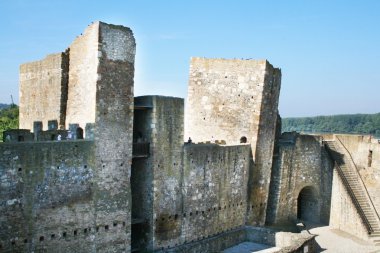 smederevo, Sırbistan kasabasında Ortaçağ Kalesi Surlarının