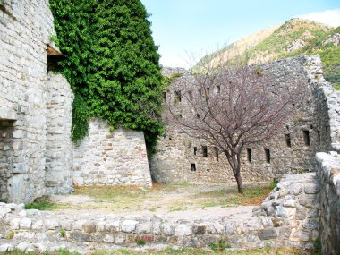 eski kasabası kalıntıları bar Karadağ