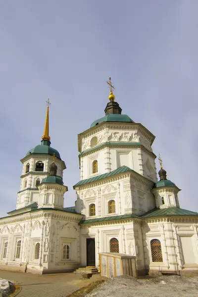 イルクーツクの神聖な三位一体 (Svyato-Troickiy) 寺院 — ストック写真