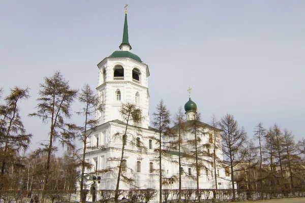 Kyrkan i den vernicle bilden av Frälsaren i irkutsk — Stockfoto