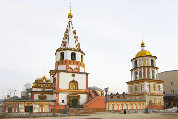 Kathedraal van de epiphany in Irkoetsk — Stockfoto