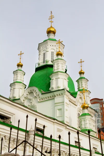 Catedral de Basílio na cidade de Krasnoyarsk — Fotografia de Stock