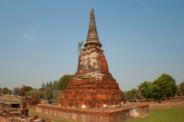 stupa harap antik tapınak ayutthaya, Tayland yerler