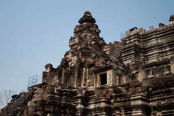 Ruiny starověkého chrámu v angkor, Kambodža — Stock fotografie