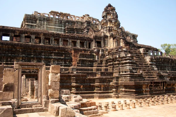 Angkor Kamboçya antik bir tapınak kalıntıları — Stok fotoğraf