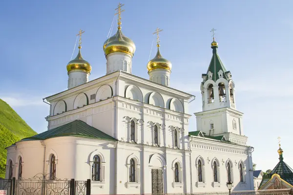 Catedral Ortodoxa em Nizhny Novgorod, Rússia — Fotografia de Stock