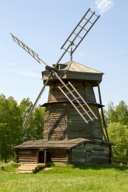 eski ahşap yel değirmeni suzdal, Rusya Federasyonu