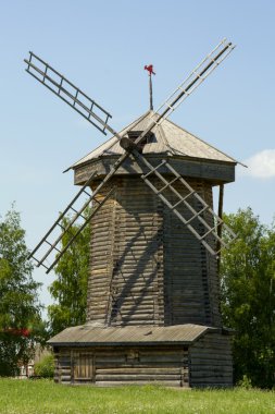 eski ahşap yel değirmeni suzdal, Rusya Federasyonu