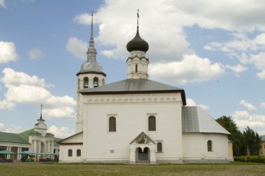 suzdal Meydanı ve voskresenskaya kilisede ticaret