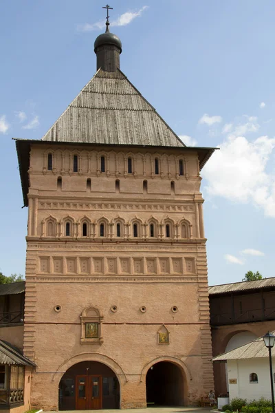 Klasztor spaso Eutymiusz wieża w suzdal — Zdjęcie stockowe