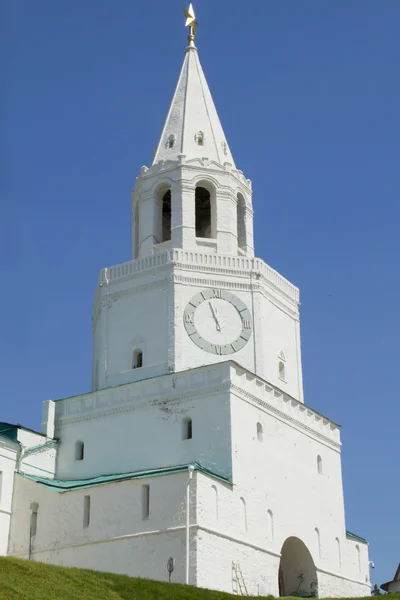 Spasskaja Toren van het Kazan Kremlin — Stockfoto