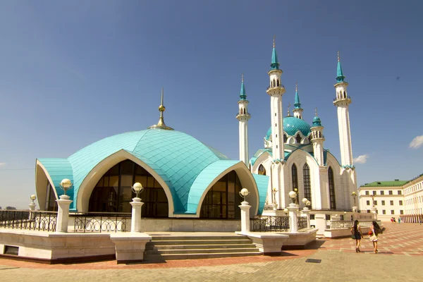 Kathedraal moskee in het kremlin van kazan, kul sharif — Stockfoto