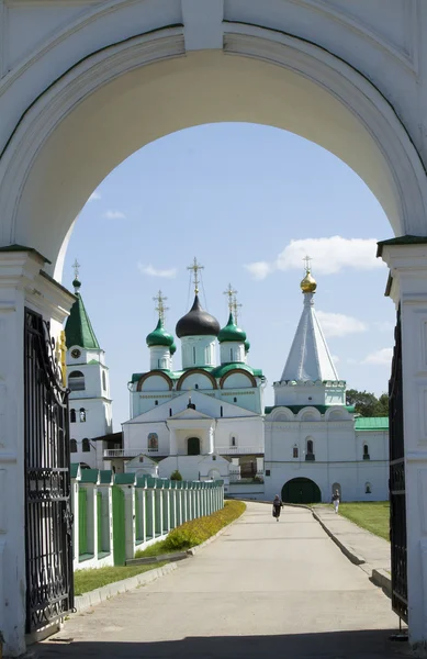 Μονή Αναλήψεως Pechersky στο Nizhny Novgorod — Φωτογραφία Αρχείου