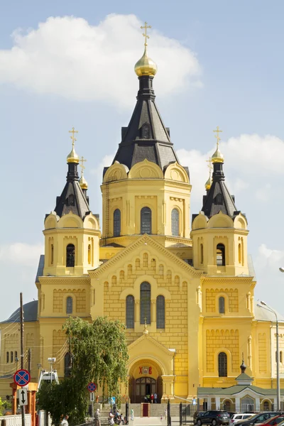 Catedral Alexander Nevsky en Nizhny Novgorod — Foto de Stock