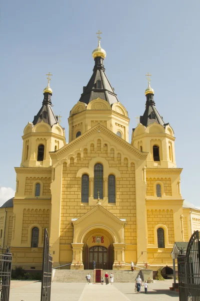 Alexander Nevskij-katedralen i Nizjnij Novgorod – stockfoto