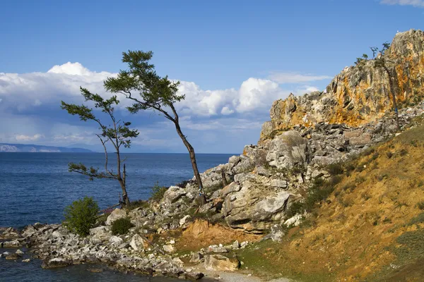 Cape on the shore of Lake Baikal — Stock Photo, Image