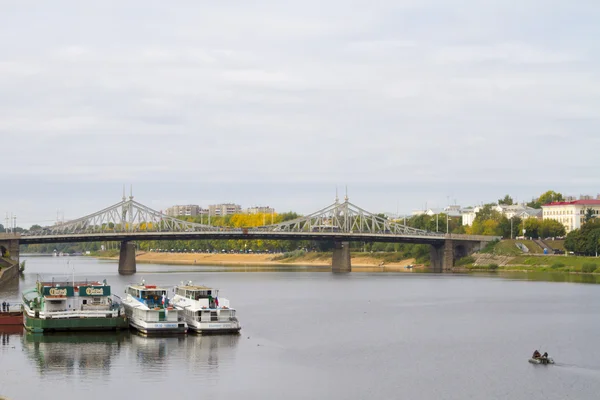 The Volga River in Tver — Stock Photo, Image