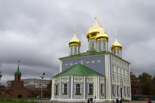 Успенский собор и башня Тульского Кремля — стоковое фото