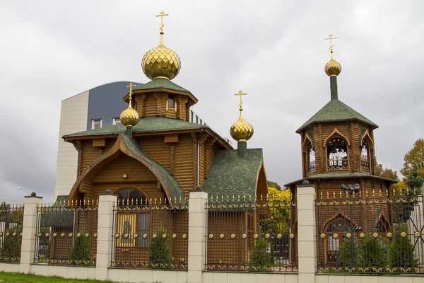 Деревянная церковь в городе Тула — стоковое фото