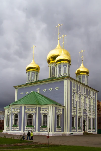 Uspenské katedrály na území tula Kreml — Stock fotografie