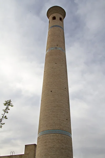 Minaret in Khiva, Uzbekistan — Stock Photo, Image