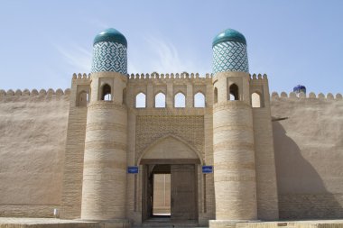 Hiva, Özbekistan, eski şehrin kapıları