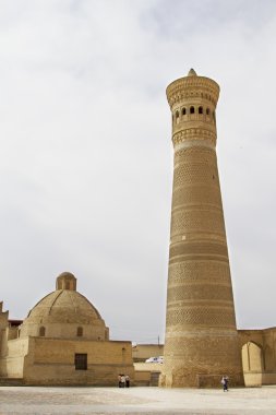 bir caminin Buhara, Özbekistan Minare ünlü