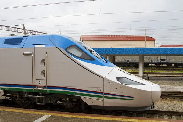 Özbekistan'a yüksek hızlı tren — Stok fotoğraf
