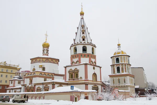 Bogoyavlensky Catedral en el Irkutsk —  Fotos de Stock