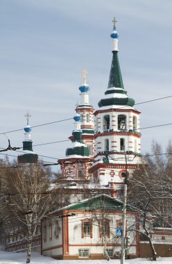 Kutsal Irkutsk kilisede kresto-vozdvigenskiy çapraz