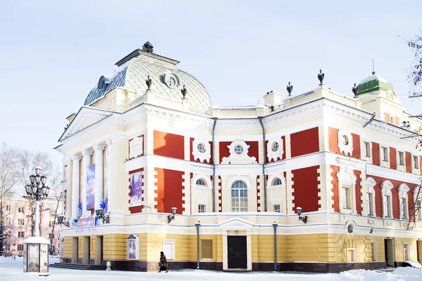 Drama Edificio de teatro en Irkutsk —  Fotos de Stock