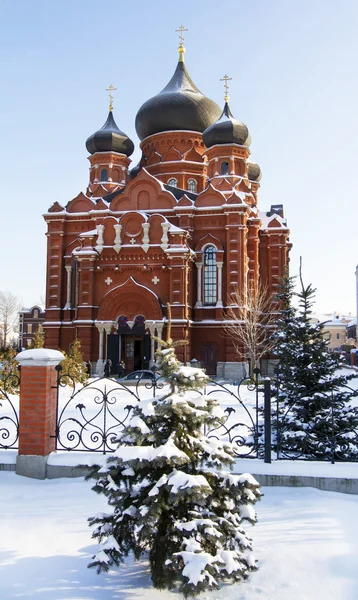 Успенский собор - православный собор в Туле — стоковое фото