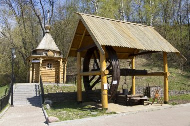 Şapel ve suda iyi gorodets volga Nehri üzerinde yüksek lisans