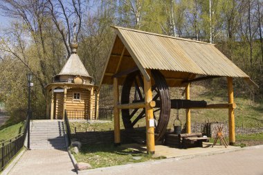 Şapel ve suda iyi gorodets volga Nehri üzerinde yüksek lisans