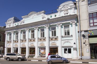 Nijniy Novgorod sokak rozhdestvenskaya üzerinde eski binalar