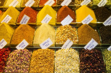 baharat isimleri plakaları ile çarşı, satış