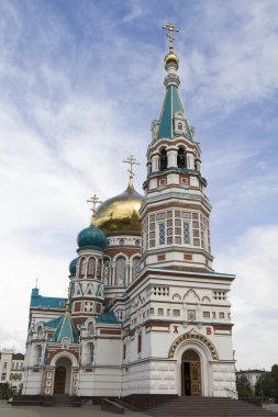 Katedral Meydanı omsk'kutsal varsayım Katedrali
