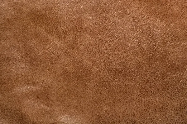 Braunes Leder Textur Hintergrund Echtes Leder Draufsicht Braunes Leder Textur — Stockfoto