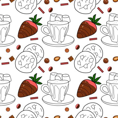 Kusursuz desenli çikolatalı şekerler.