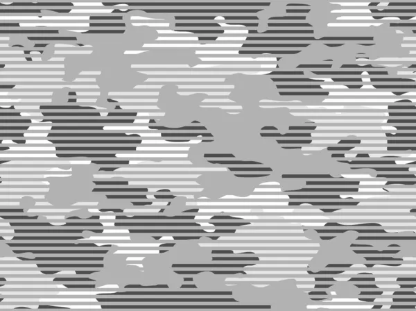 Camouflage Nahtlose Muster Modern Abstrakte Tarnung Von Flecken Und Linien — Stockvektor