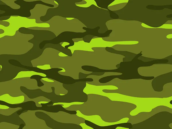 Camouflage Nahtlose Muster Militärische Textur Der Flecken Abstrakter Hintergrund Druck — Stockvektor