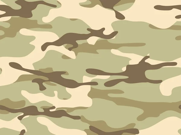Patrón Sin Costuras Camuflaje Textura Militar Manchas Fondo Abstracto Impresión — Vector de stock