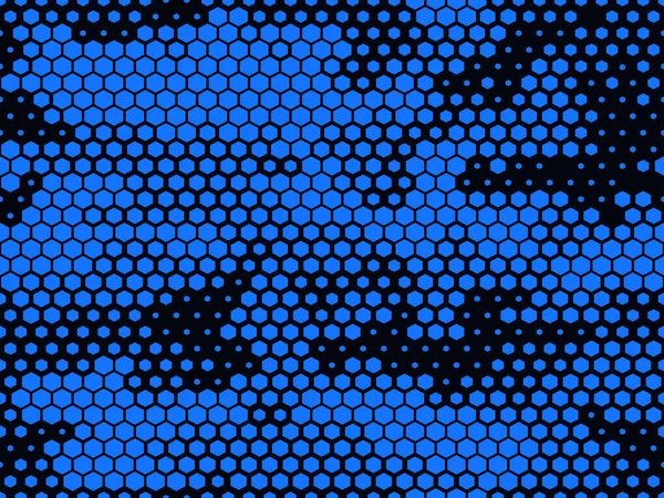Camouflage Motif Sans Couture Moderne Texture Militaire Éléments Hexagonaux Impression — Image vectorielle