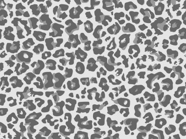 Leopar derisi lekesiz desenli. Kumaş ve giysi baskısı. Vektör illüstrasyonu