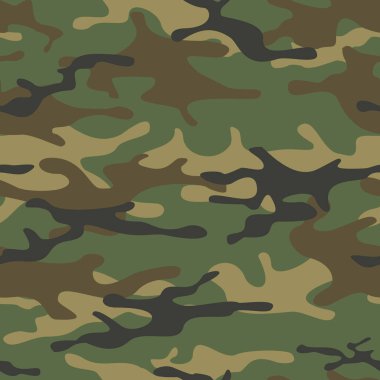 Kamuflaj kusursuz desen. Noktalardan soyut kamuflaj. Kumaş ve tekstil baskısı. Vektör illüstrasyonu.