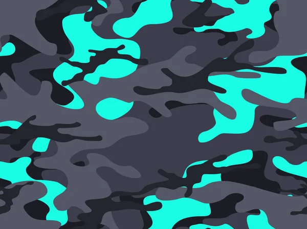 Camouflage Motif Sans Couture Texture Militaire Des Taches Impression Sur — Image vectorielle