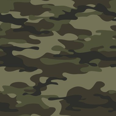 Seamless pattern camouflage military. Modern camo. Print on fabric and textiles. Vector illustration